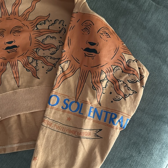 Farm Rio cropped sweatshirt size S - Picture 3 of 7